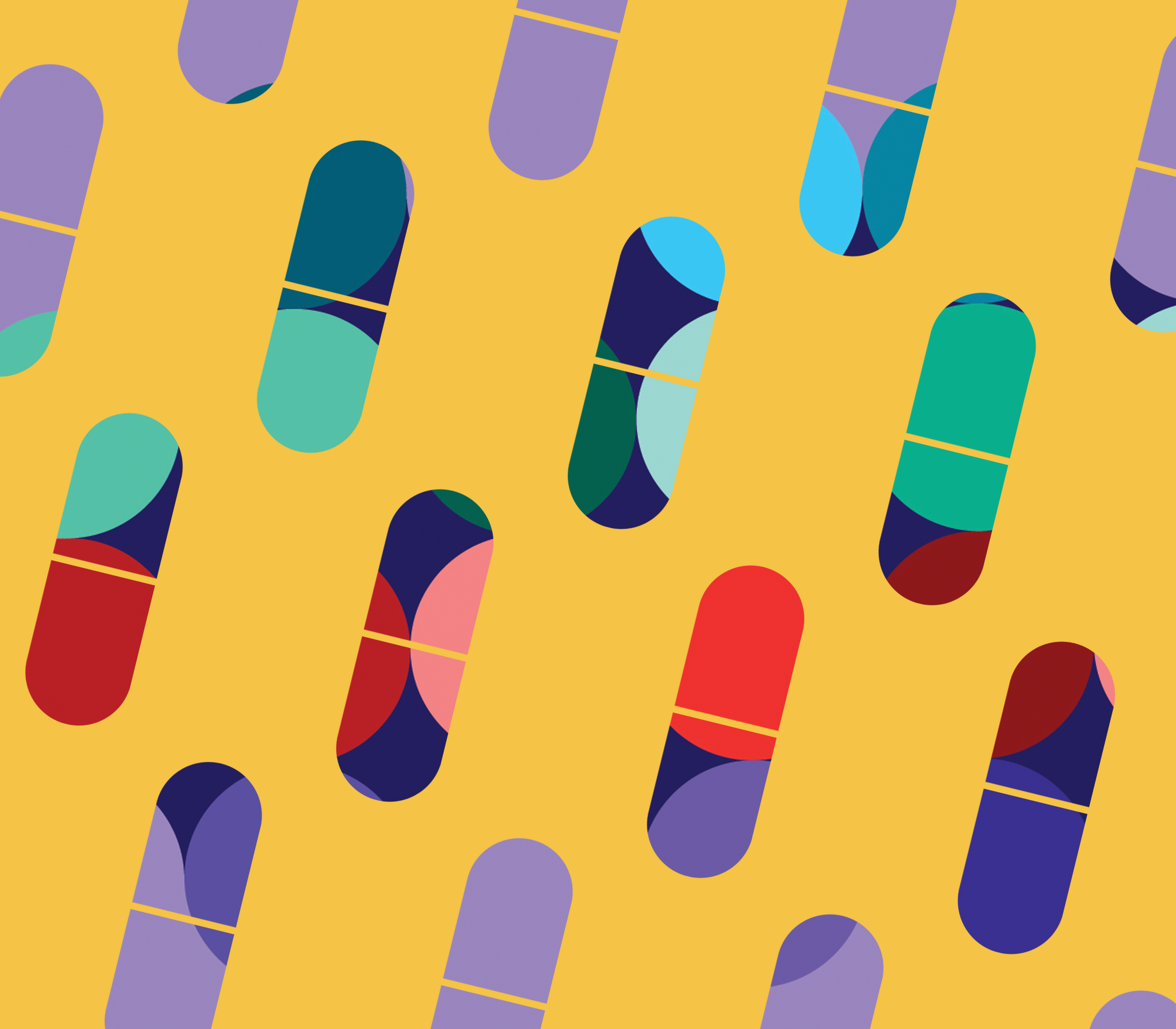 Pill icon with Burnett Foundation branding