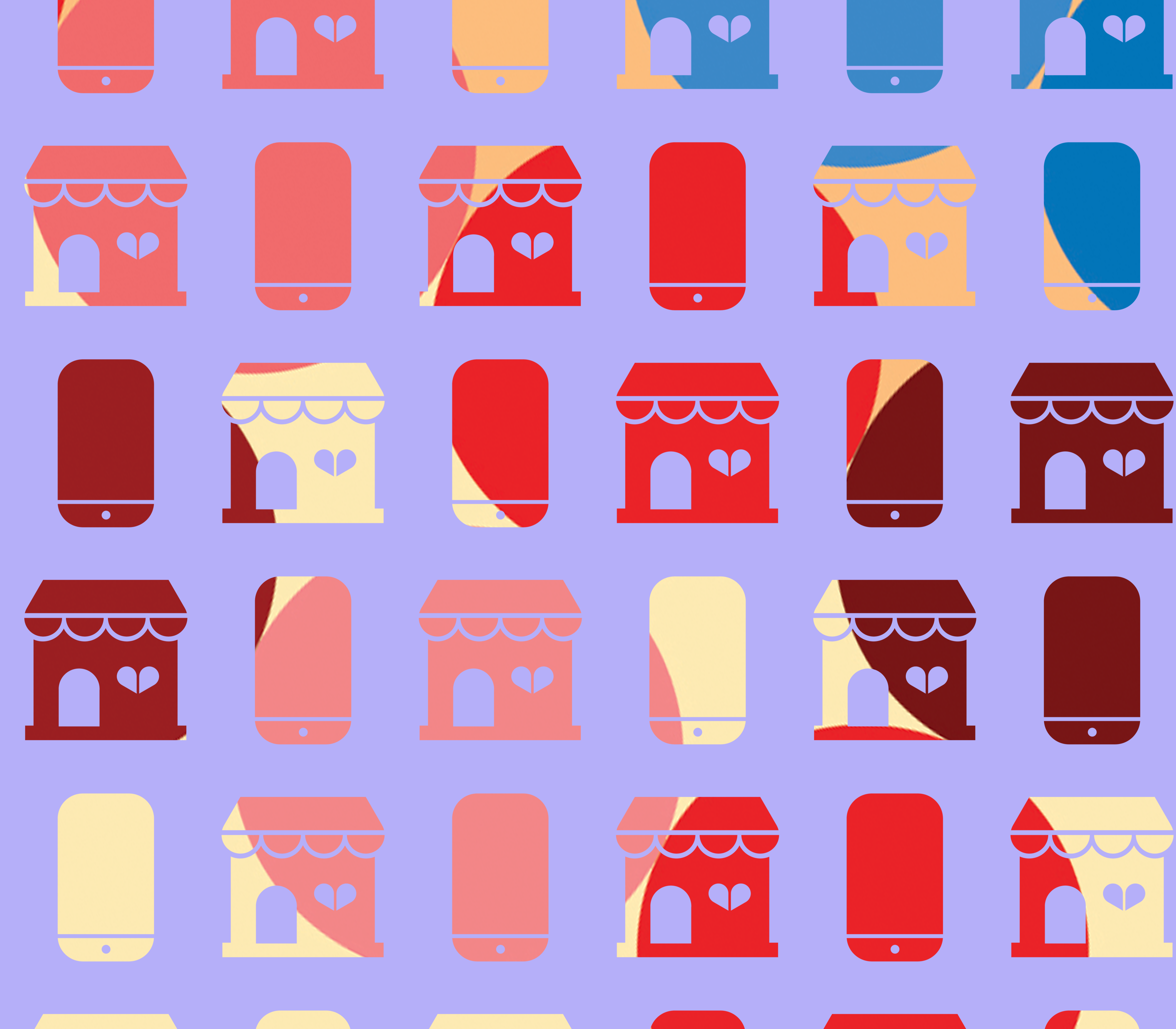 Phone and house with the Burnett Foundation branding