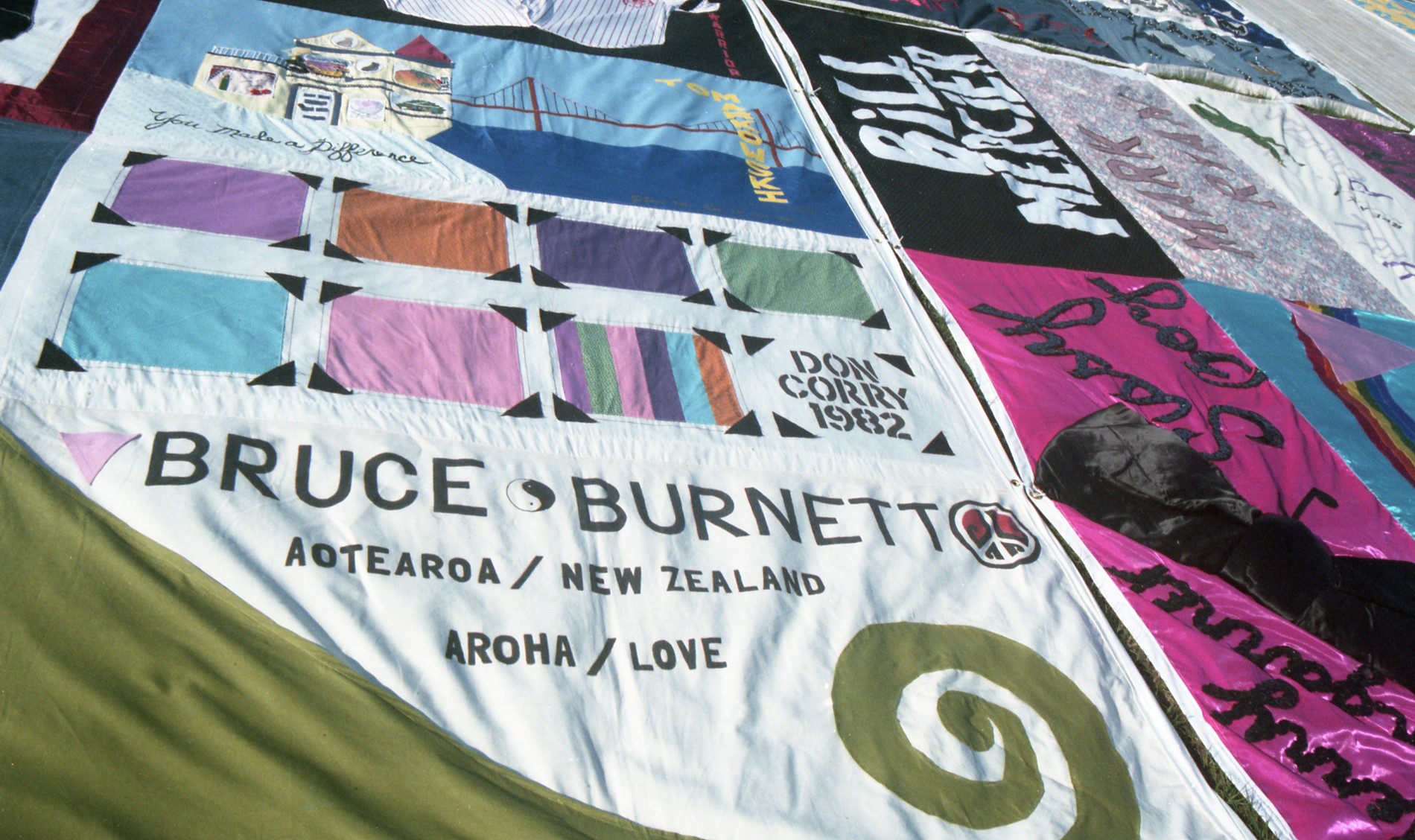 Bruce Burnett Aids Memorial Quilt