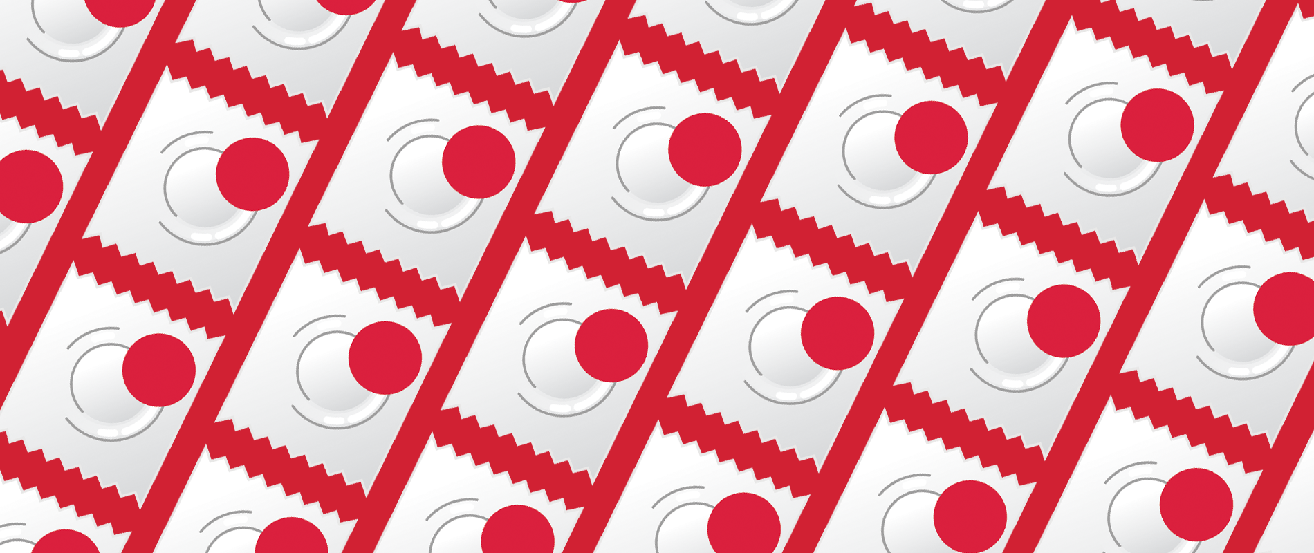 Red condom fit graphic