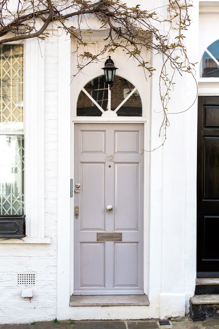 Outside door of a house